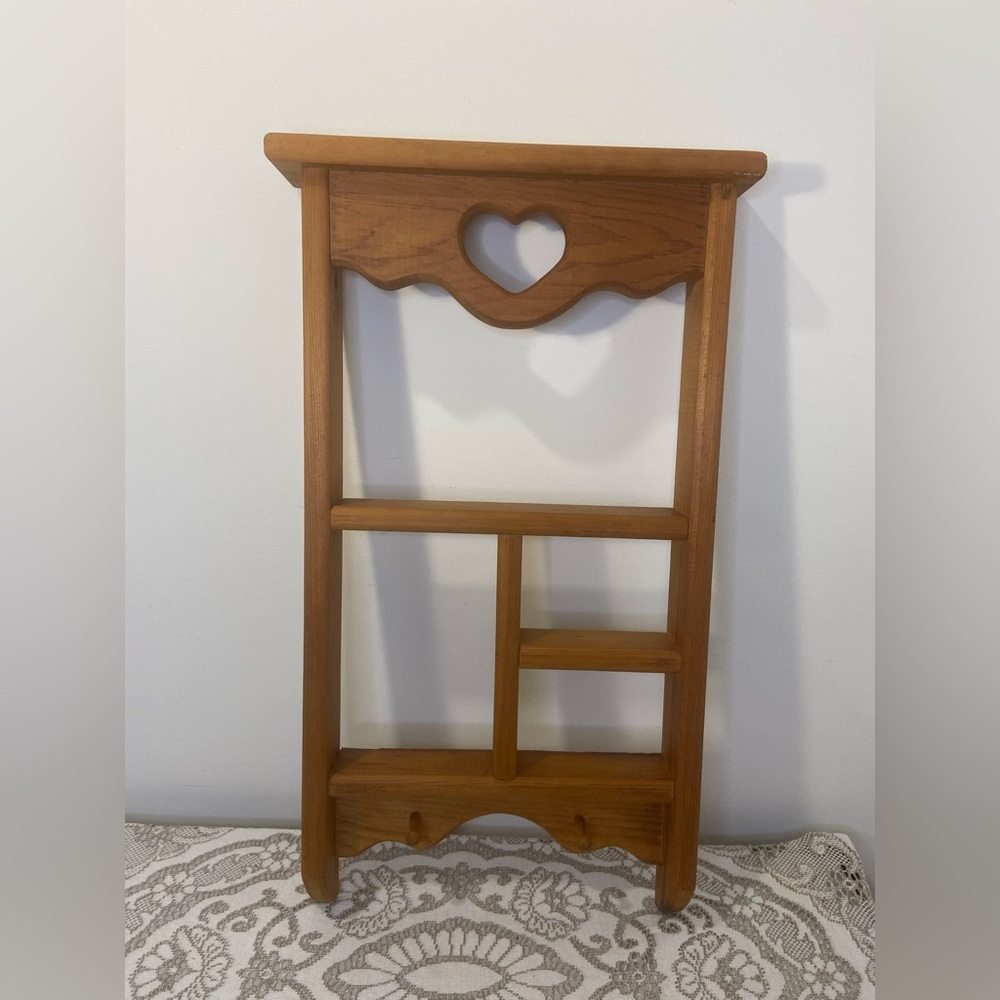 Handmade Solid Wood Trinket Shelf